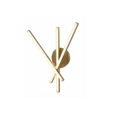 APLIQUE DECORATIVO ASTURIA BRANCH ORO 18W