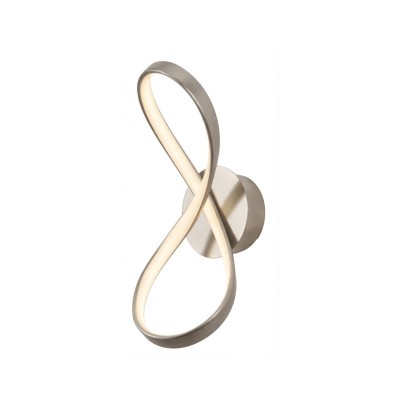 APLIQUE DECORATIVO COBRA WALL NÍQUEL 12W