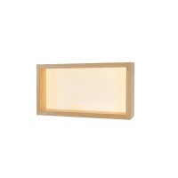 APLIQUE DECORATIVO FRAME BOX MADERA 20W