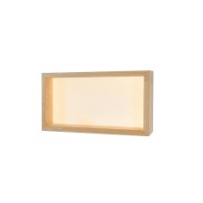 APLIQUE DECORATIVO FRAME BOX MADERA 20W