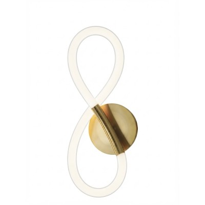 APLIQUE DECORATIVO WAVE WALL ORO 14W