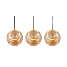 LÁMPARA COLGANTE DECORATIVA AMBAR ORBE ORO 15W