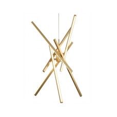 LÁMPARA COLGANTE DECORATIVA ASTURIA SPARK ORO 48W