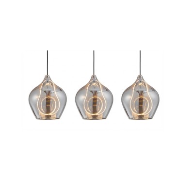 LÁMPARA COLGANTE DECORATIVA PEAR GOTIK NEGRO 30W