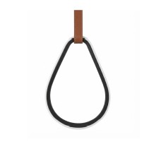 LÁMPARA COLGANTE DECORATIVA RODEO LOOP NEGRO 12W