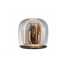 LÁMPARA DE MESA PEAR DOME NEGRO 7W