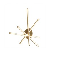 LÁMPARA DE TECHO-PARED ASTURIA STAR ORO 30W