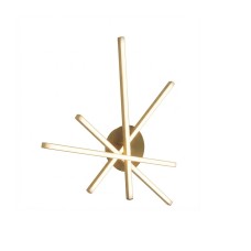 LÁMPARA DE TECHO-PARED ASTURIA STAR ORO 30W