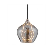 LÁMPARA COLGANTE DECORATIVA PEAR DROP NEGRO 10W