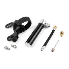 MINI INFLADOR BOMBA DE BICICLETA PORTÁTIL ALTA PRESIÓN NEGRO