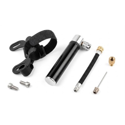 MINI INFLADOR BOMBA DE BICICLETA PORTÁTIL ALTA PRESIÓN NEGRO