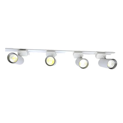 KIT DE ILUMINACIÓN RIEL 1.5 METRO + 4 LÁMPARAS 3 TONOS