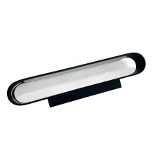 APLIQUE LED PARED SPECTRE 18W 3000K NEGRO MODERNO