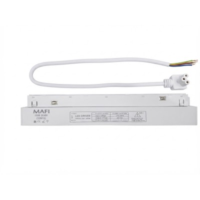 FUENTE DE PODER 100W PARA LÁMPARA MAGNÉTICA 48V BLANCO/NEGRO