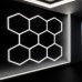 KIT LÁMPARA HEXAGONAL LED ARMABLE 8 HEXÁGONOS