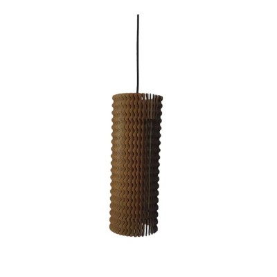 LAMPARA COLGANTE DE MADERA MODERNA VINTAGE HORN-S E27