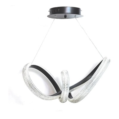 LAMPARA LED COLGANTE DECORATIVA DANTE 3 TONOS 45W + CONTROL BLANCO