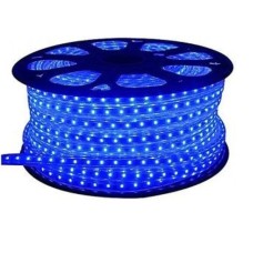 CINTA LED MANGUERA 5050 LUZ AZUL 110 DOBLE CHIP POR METRO AZUL