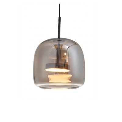 LÁMPARA COLGANTE DECORATIVA NORDIC LUNA NEGRO 12W