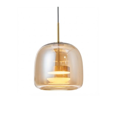 LÁMPARA COLGANTE DECORATIVA NORDIC LUNA ORO 12W