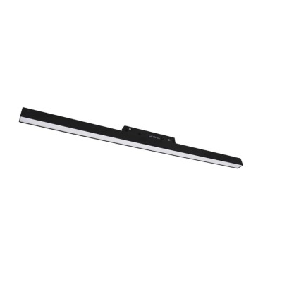 LÁMPARA LED PARA RIEL MAGNÉTICO 48W LINEAL LISA 60CM NEGRO
