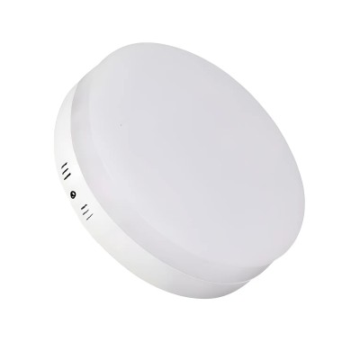 PANEL PLAFÓN LED SUPERFICIAL REDONDO SIN BORDE 48W 6500K BLANCO