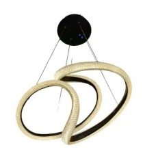 LÁMPARA CURVES: DISEÑO MODERNO Y FUNCIONAL DE 48W 3 TONOS NEGRO