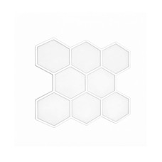KIT LÁMPARA HEXAGONAL LED ARMABLE 8 HEXÁGONOS