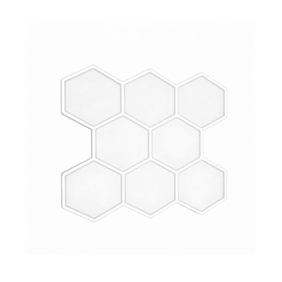 KIT LÁMPARA HEXAGONAL LED ARMABLE 8 HEXÁGONOS