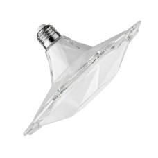 LÁMPARA LED TIPO OVNI DIAMANTE 30W E27 MULTIVOLTAJE BLANCO