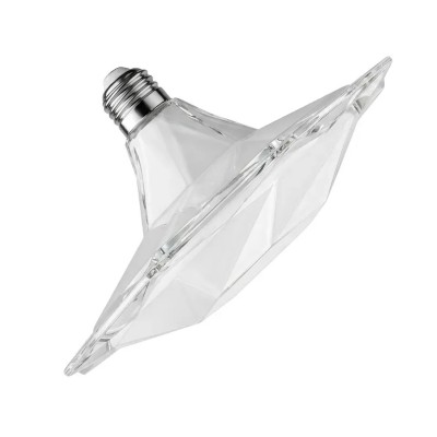 LÁMPARA LED TIPO OVNI DIAMANTE 30W E27 MULTIVOLTAJE BLANCO