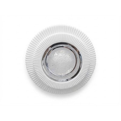LAMPARA  DE TECHO CRISTAL 28CM 24W