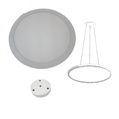 LÁMPARA DE TECHO LED ULTRADELGADA COLGANTE CIRCULAR BLANCO 48W ANGEL LIGHT